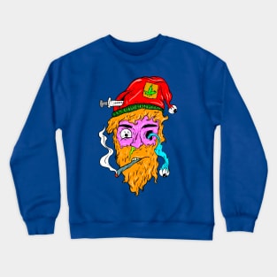 Santa Weed Zombie Crewneck Sweatshirt